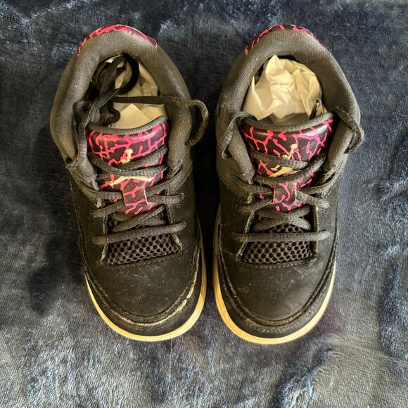 Air Jordan Flight Toddler Shoes US 8C Black Pink Gray Athletic Basketball Sports - Picture 8 of 10